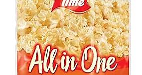 JOLLY TIME All in One Popcorn Kit, Portion Packets with Kernels, Oil and Salt for Movie Theater or Air Popper Machines (18 pack, 12oz Kettle)