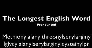 Longest English Word Pronounced