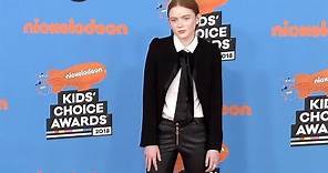 Sadie Sink 2018 Kids' Choice Awards Orange Carpet