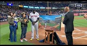 David Ortiz honored in pregame ceremony at Yankee Stadium