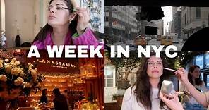 A WEEK IN MY LIFE IN NYC | brand events, an updated makeup routine and dinner dates