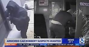 Armored car robbery suspects wanted by FBI