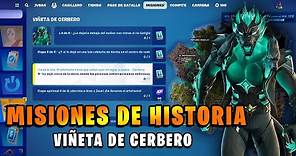COMO COMPLETAR TODAS las MISIONES de HISTORIA VIÑETA de CERBERO en FORTNITE (GUÍA COMPLETA)
