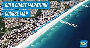 2023 Gold Coast Marathon Course Map