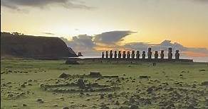 Ahu Tongariki Sunrise - Easter Island #easterisland #travel