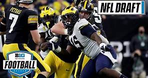 Highlights: Michigan Defensive Lineman Christopher Hinton | Big Ten Football in the 2022 NFL Draft
