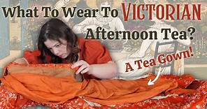 What did Victorian Women wear to Afternoon Tea? // Examining an Antique Victorian Tea Gown c. 1880