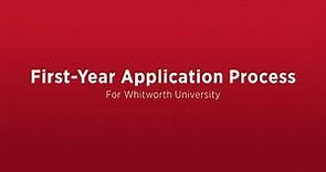 First-Year Application Process