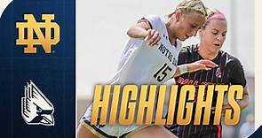 Irish Leave NO DOUBT in Win! | Highlights vs Ball State | Notre Dame Women's Soccer
