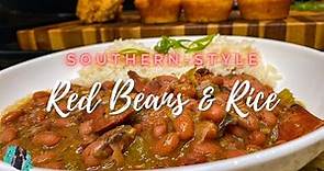 THE BEST RED BEANS AND RICE | QUICK AND EASY 30 MINUTE RECIPE | NO SOAKING