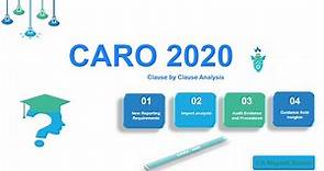 CARO 2020 Amendments and Applicability | Guidance Note | ICAI