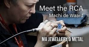 Meet RCA Jewellery & Metal student: Machi de Waard | Royal College of Art