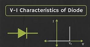 Introduction to Diode: What is Diode ? V-I characteristics of the Diode Explained