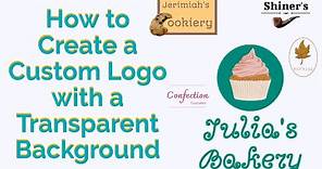 How to Create a Custom Logo with a Transparent Background for free online