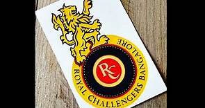 How To Draw Royal Challengers Bangalore Logo | RCB | IPL