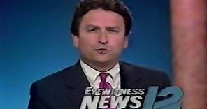 WPEC TV Channel 12 Eyewitness News 11 O'Clock Report West Palm Beach December 23, 1989