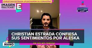 Christian Estrada habla de sus sentimientos por Aleska Génesis