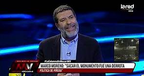 Marco Moreno en MV: "Sacar el monumento a Baquedano es una derrota política"