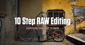 10 Step RAW Editing / One Image from Start to Finish / Capture One