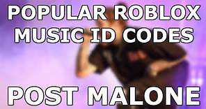 [POST MALONE] 15+ POPULAR ROBLOX MUSIC ID CODES! (September 2020) | ROBLOX Codes *SECRET/WORKING*