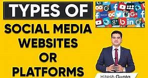 Types of Social Media Platforms | Different Types of Social Networking Website #socialmediaplatforms