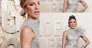 Kate Beckinsale Shines in Silver: A Dazzling Presence at the 81st Golden Globe Awards