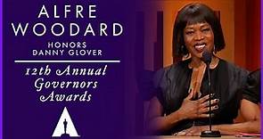 Alfre Woodard honors Danny Glover at the 12th Governors Awards