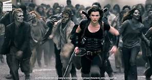 Resident Evil: Afterlife: Rooftop Zombies Attack (HD CLIP)