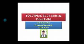 Toluidine Blue staining