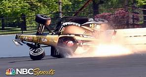 Indianapolis 500: James Hinchcliffe crashes at qualifying | Indy 500 | Motorsports on NBC