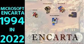 Using Microsoft Encarta 1994 in 2022