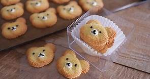 So Cute Teddy Bear Butter Cookie Recipe🧸