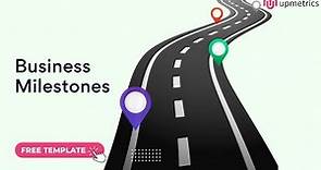 Essential Business Milestones to Achieve in Your Business Roadmap | SMART Goals Template |
