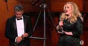 Adele Adkins and Paul Epworth's "Skyfall" Wins Best Original Song | 85th Oscars (2013)
