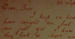 Jack the Ripper letter - "DEAR BOSS"