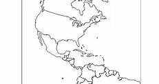 Mapa Do Continente Americano Para Colorir - VoiceEdu