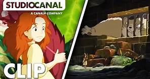 Arrietty | Escaping The Big Cat | Movie Clip