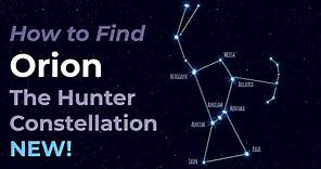 How to Find Orion the Hunter Constellation