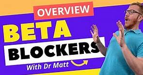Beta Blockers | Mechanism of Action, categories, clinical indications & adverse effects