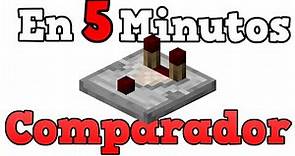 COMPARADOR DE REDSTONE cómo usarlo | Minecraft
