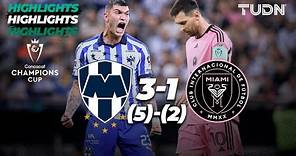 HIGHLIGHTS - Monterrey (5)3-1(2) Inter Miami | CONCACHAMPIONS 2024 | TUDN
