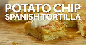 How to Make a Potato Chip Spanish Tortilla