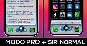 ACTIVA el MODO PRO de Siri 🔥 Siri mejor y más inteligente! 🧠