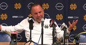 Mike Brey Postgame Press Conference vs. Michigan State | Notre Dame Men's Basketball