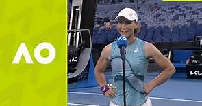 Samantha Stosur: "It feels so good" on-court interview (1R) | Australian Open 2021