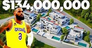 Lebron James - Inside Look At ALL 6 OF HIS MANSIONS 2022