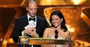 Julia Louis Dreyfus wins an Emmy for Veep 2013
