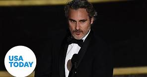 Joaquin Phoenix gives emotional speech at the 2020 Oscars | USA TODAY