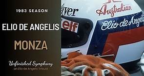 Elio de Angelis at Monza (1983)