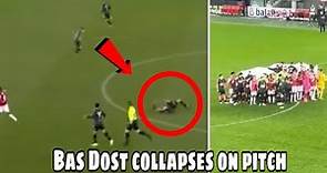 Bas Dost collapses on pitch vs AZ Alkmaar | Bas Dost Accident on pitch